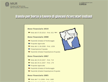 Tablet Screenshot of borseindia.miur.it